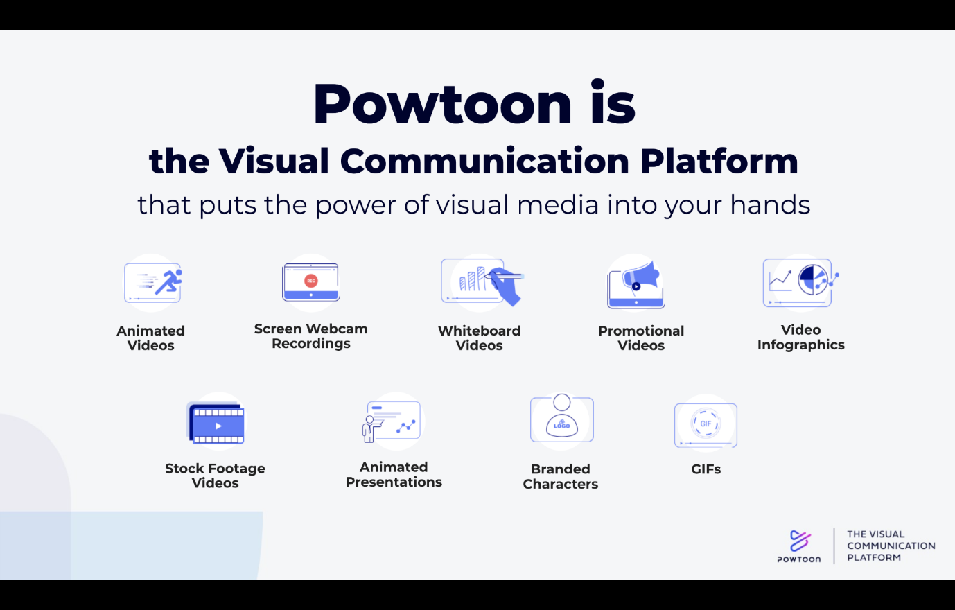 A infographic on Powtoon